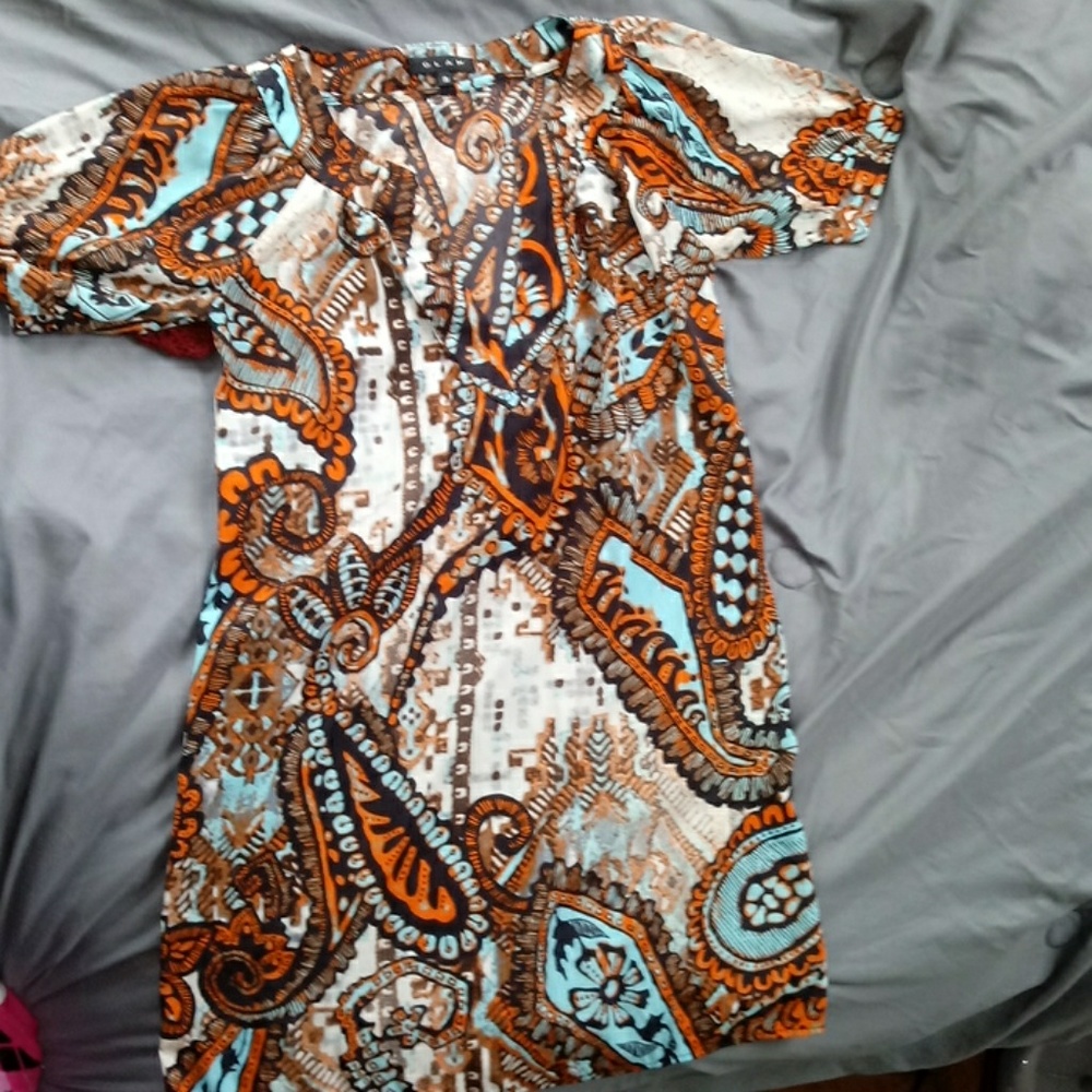 Vintage dress with fade spots